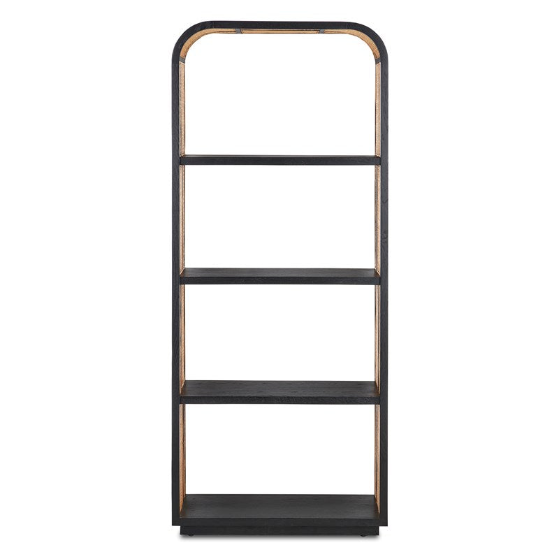 Currey And Company Anisa Black Etagere