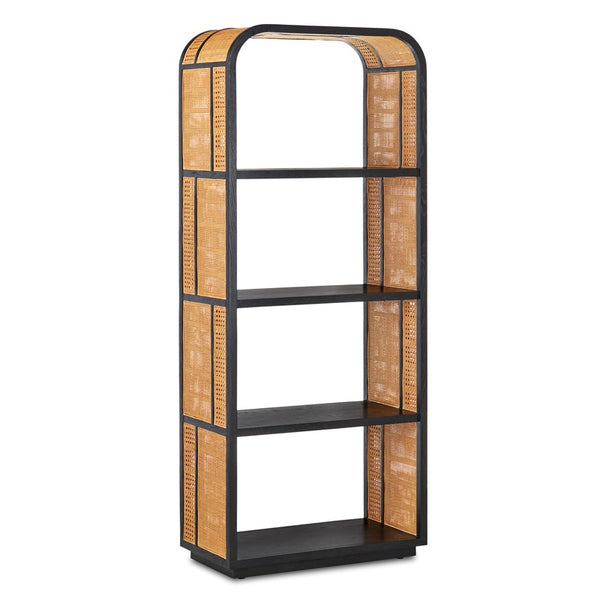 Currey And Company Anisa Black Etagere