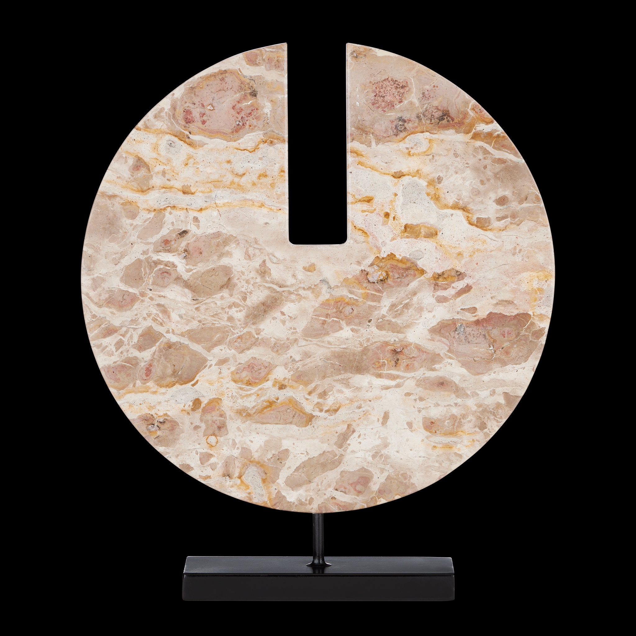 Currey & Company 19.5" Anu Marble Disc