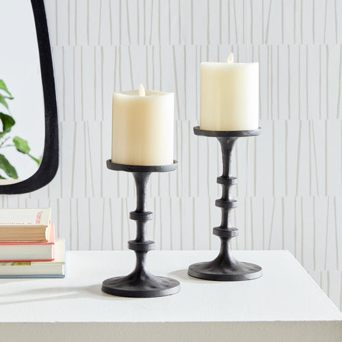 Napa Home And Garden Abacus Petite Candle Stands, Set Of 2