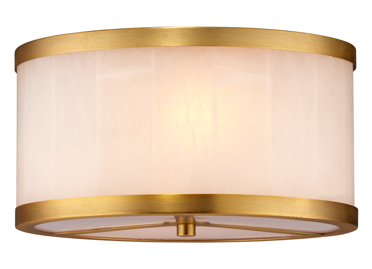 Jamie Young Upsala Alabaster Flush Mount Ceiling Light