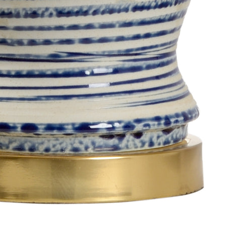 Chelsea House Beehive Urn Striped Lamp