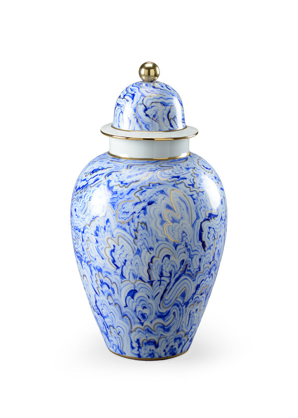 Chelsea House - Marbleized Covered Urn Small or Large