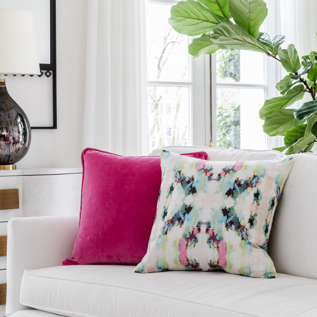 Laura Park Alphabet Soup Linen Cotton Pillow