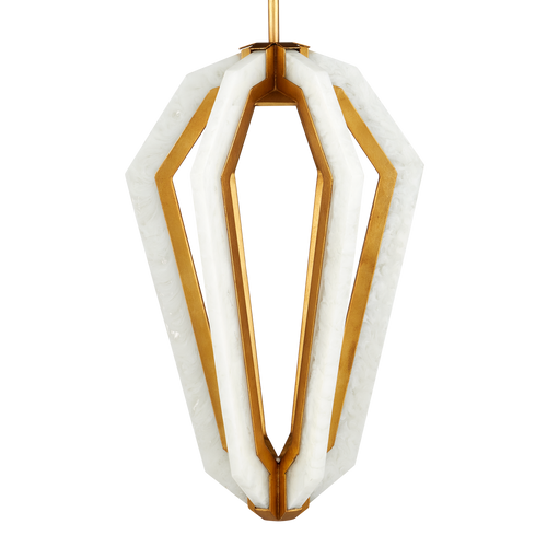 Currey & Company Riviere 13" 6 Light Led Pendant