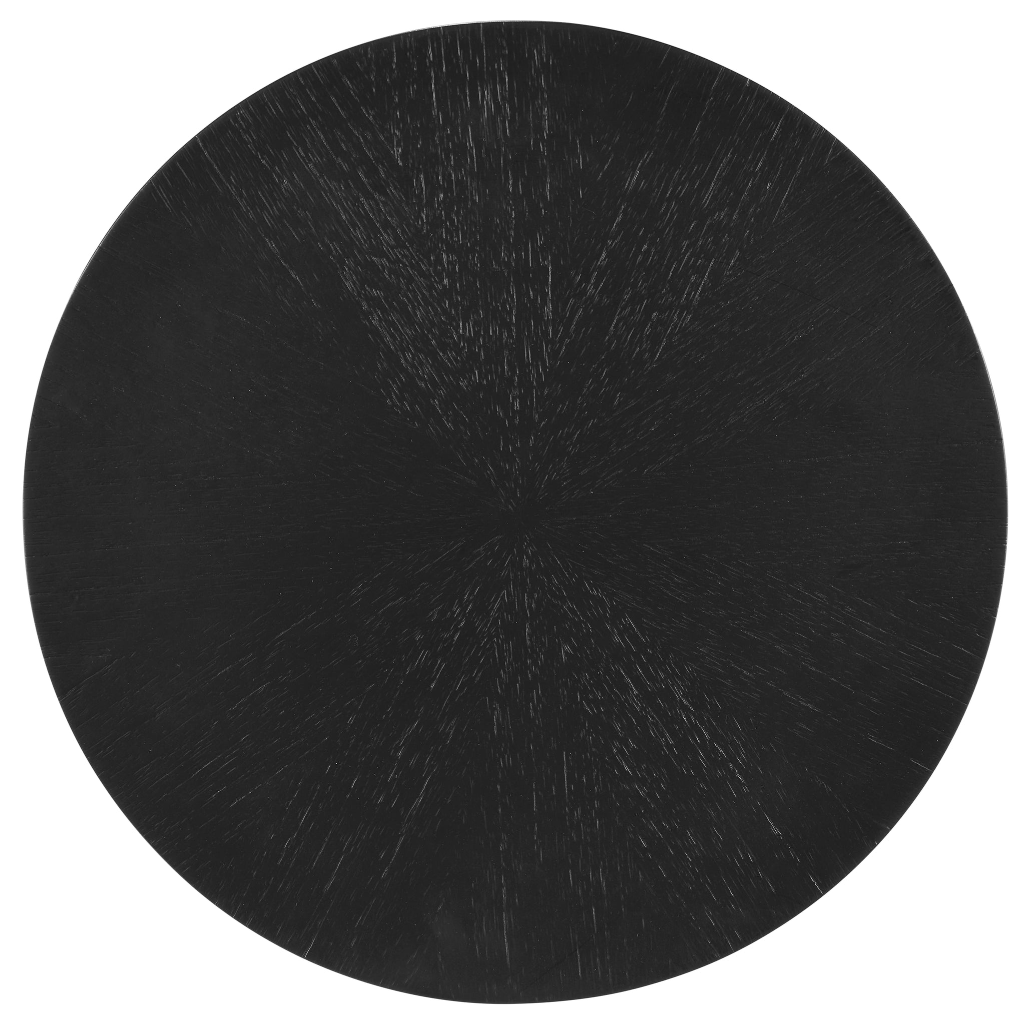 Currey & Company 22" Blake Black Mindi Wood Accent Table