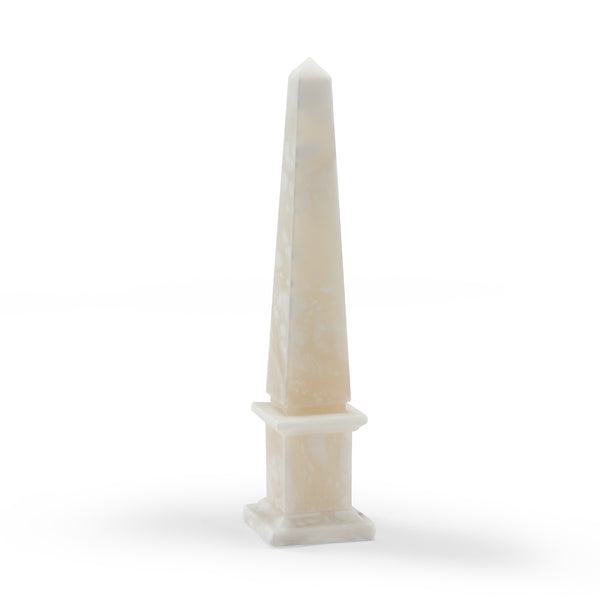 Chelsea House Alabaster Obelisk Cream