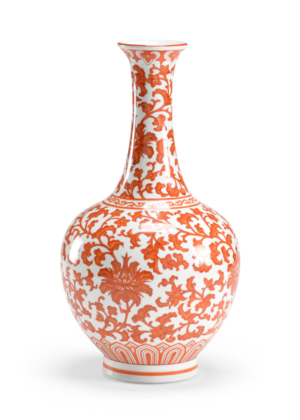 Chelsea House - Pumpkin Long Neck Vase