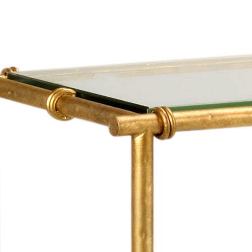 Chelsea House Lauren Console Table in Gold