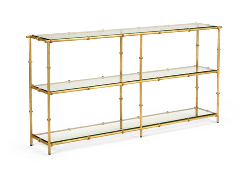 Chelsea House Lauren Console Table in Gold