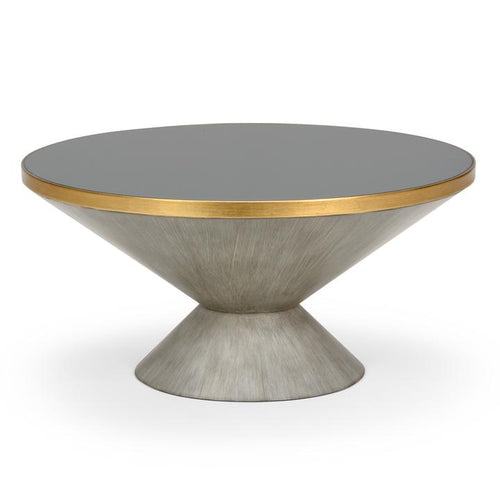 Chelsea House NY Cocktail Table, Round Grey