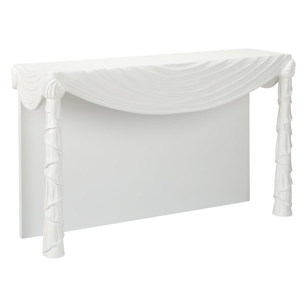 Chelsea House Drape Console White