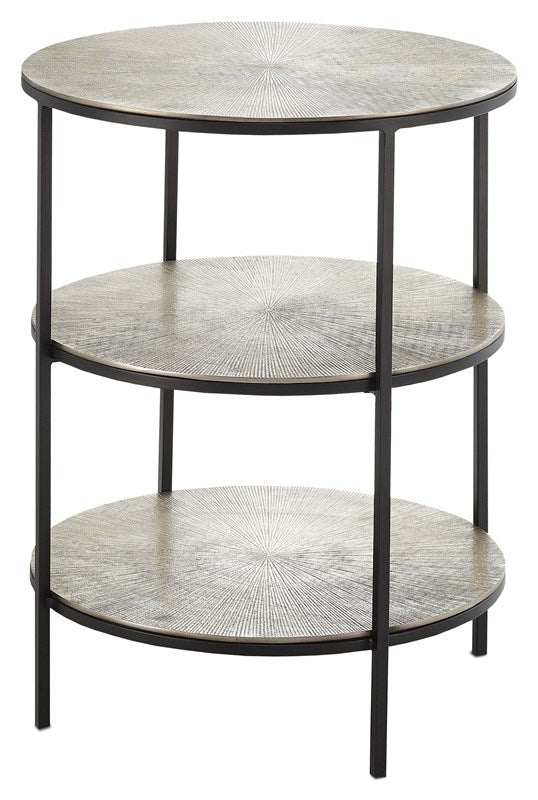 Currey & Company Cane Accent Table