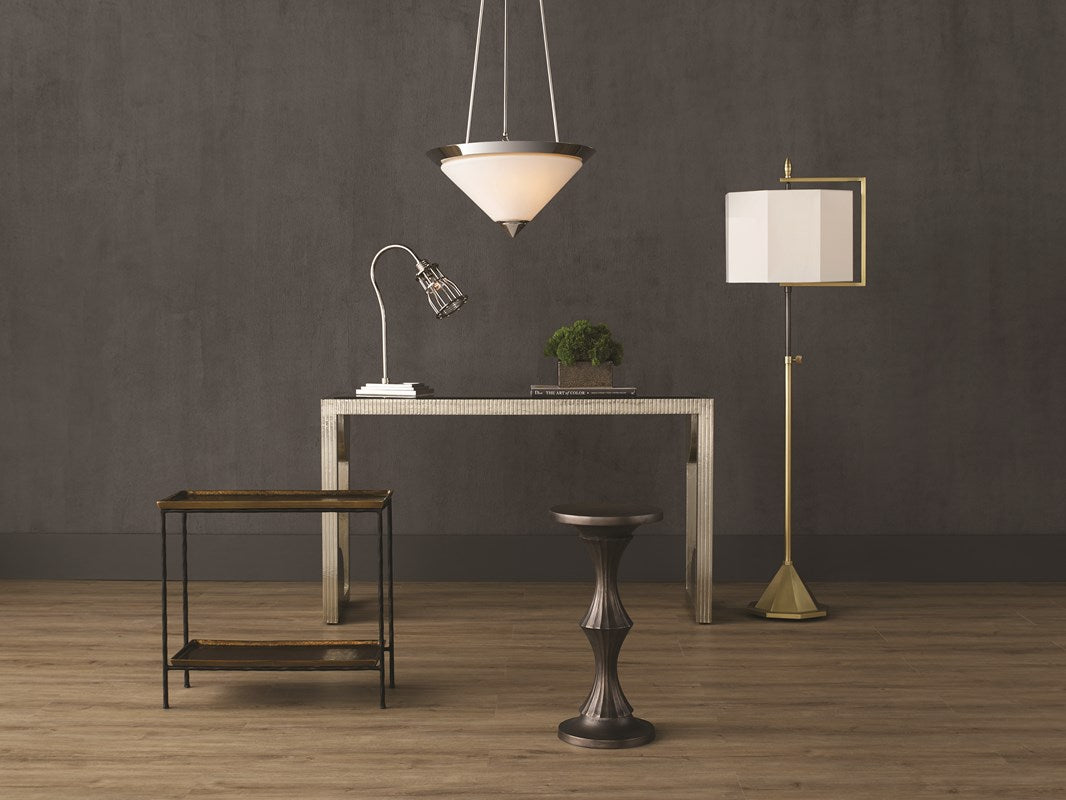 Currey & Company Boyles Brass Side Table