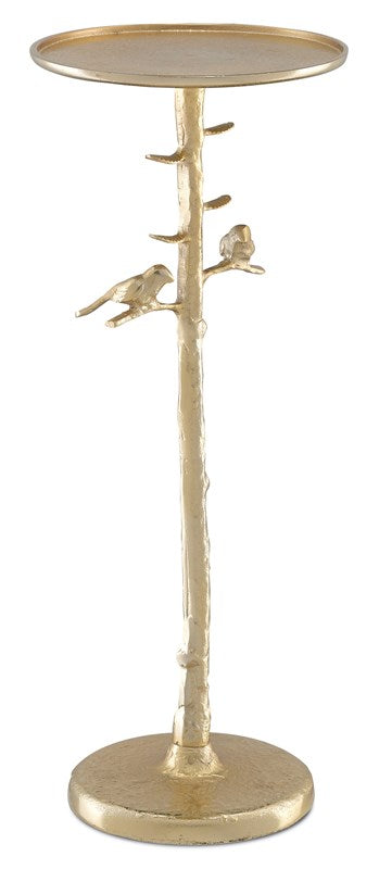 Currey And Company Piaf Gold Drinks Table