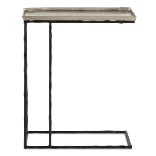 Currey And Company Boyles Silver C Table