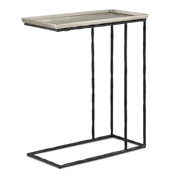 Currey And Company Boyles Silver C Table