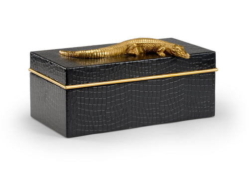 Chelsea House Alligator Box Black