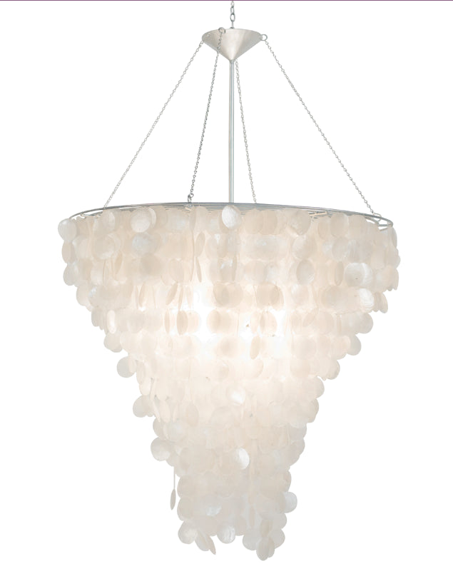 Worlds Away Capiz Shell Pendent Chandelier