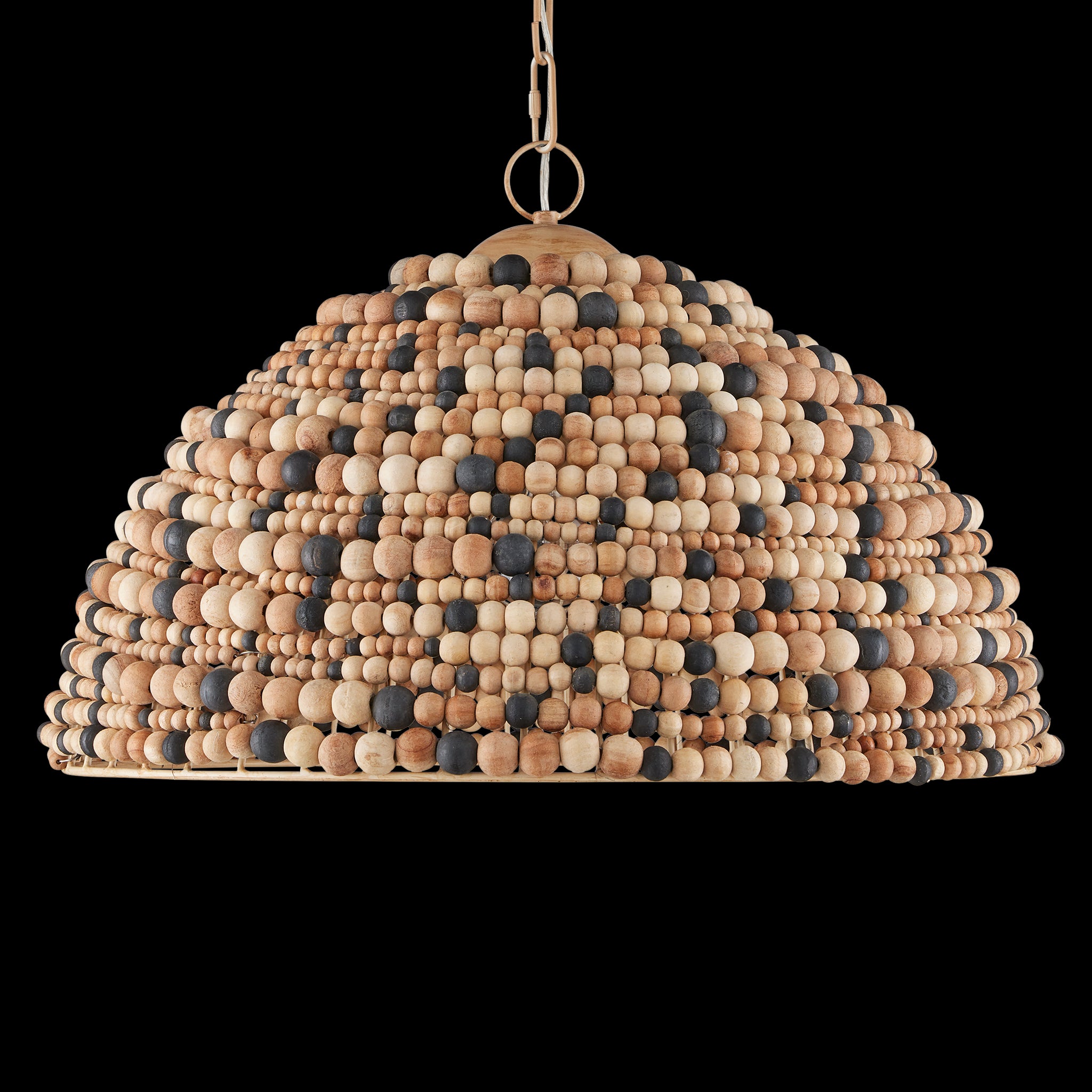 Currey & Company Medley 25" Beaded 1 Light Pendant