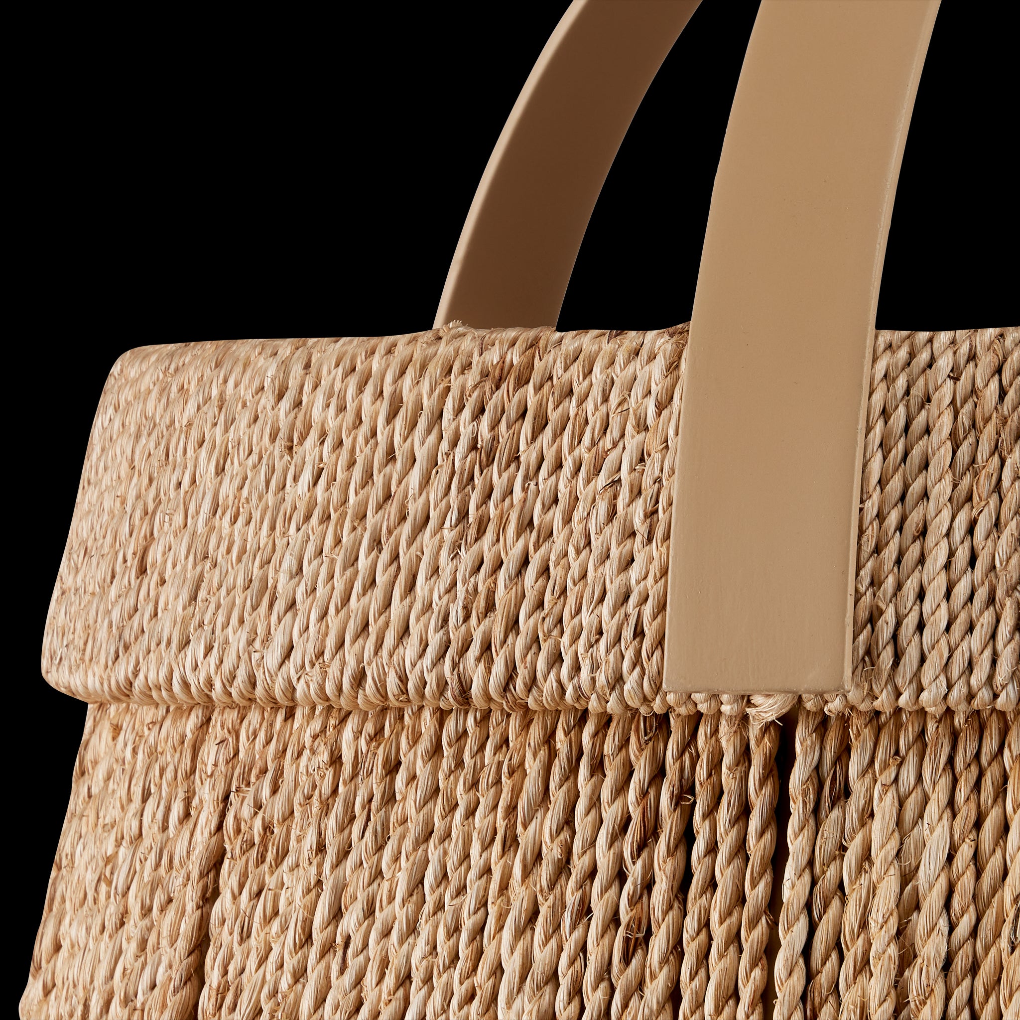 Currey & Company Parnell 27.75" Natural Rope 1 Light Pendant