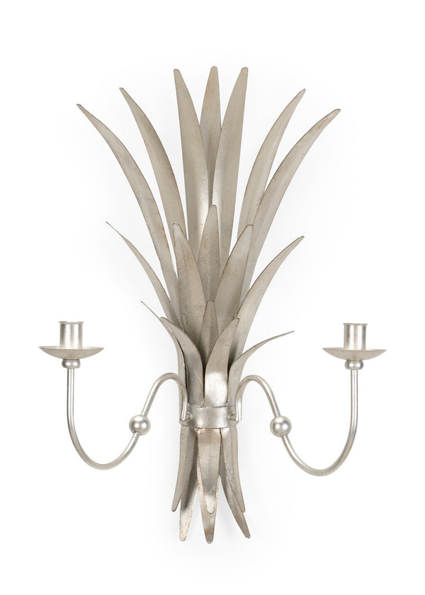 Chelsea House Wheat Sconce Silver