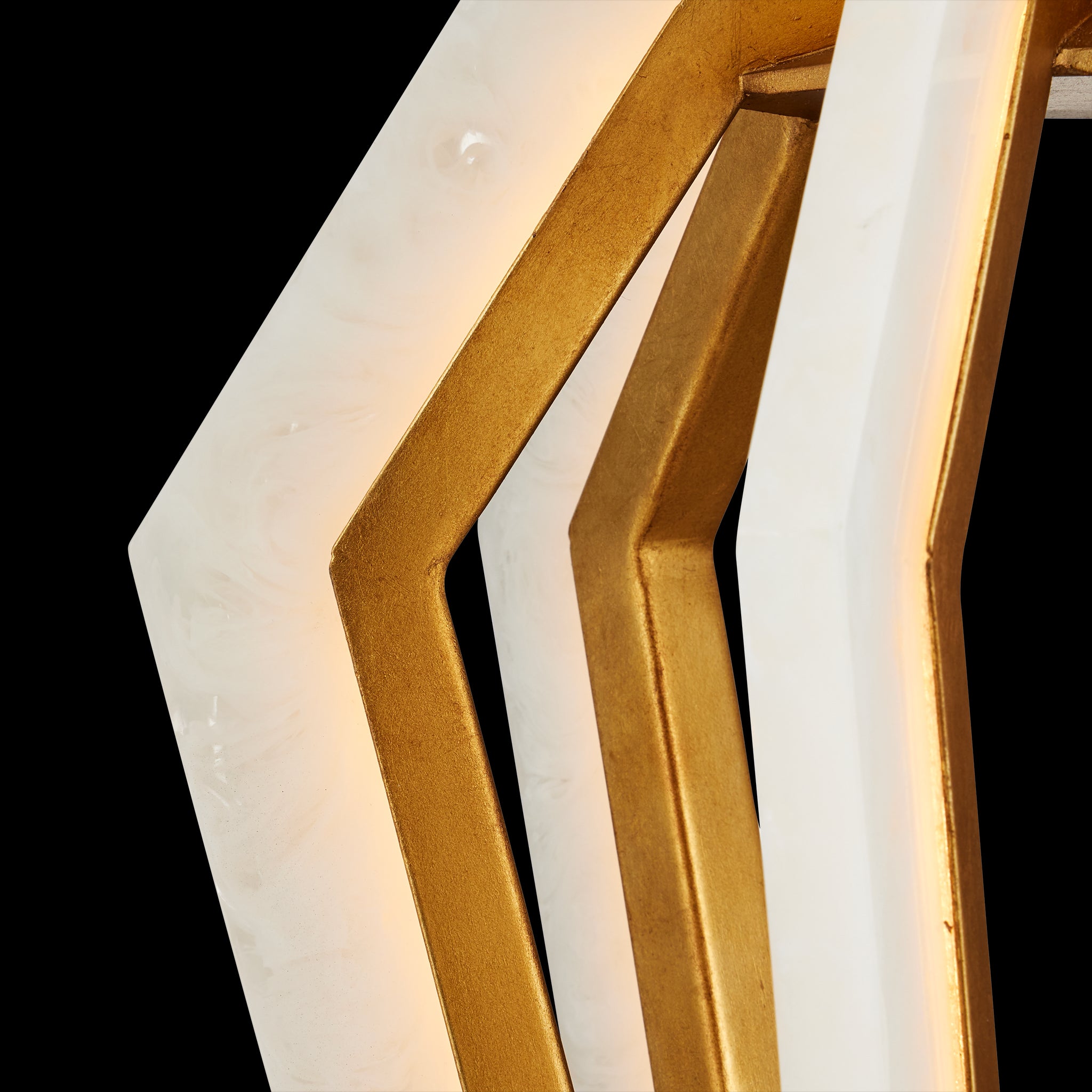 Currey & Company Riviere 13" 6 Light Led Pendant