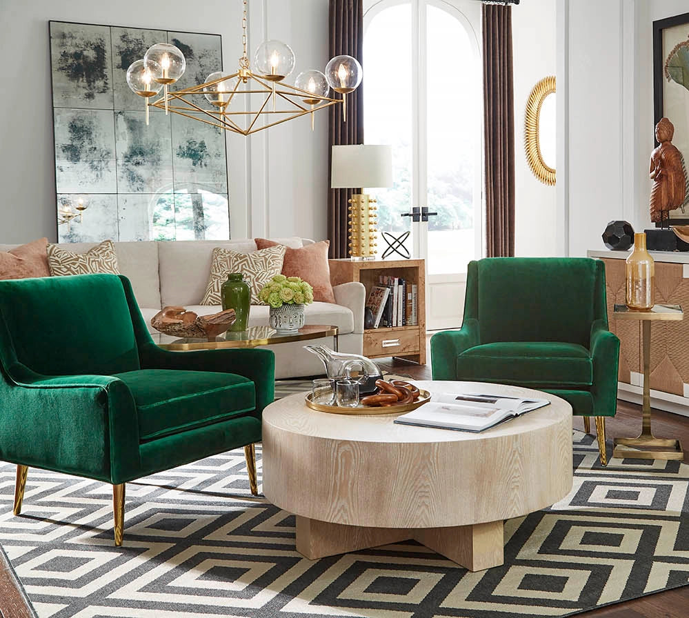 Worlds Away Winnie Side Table