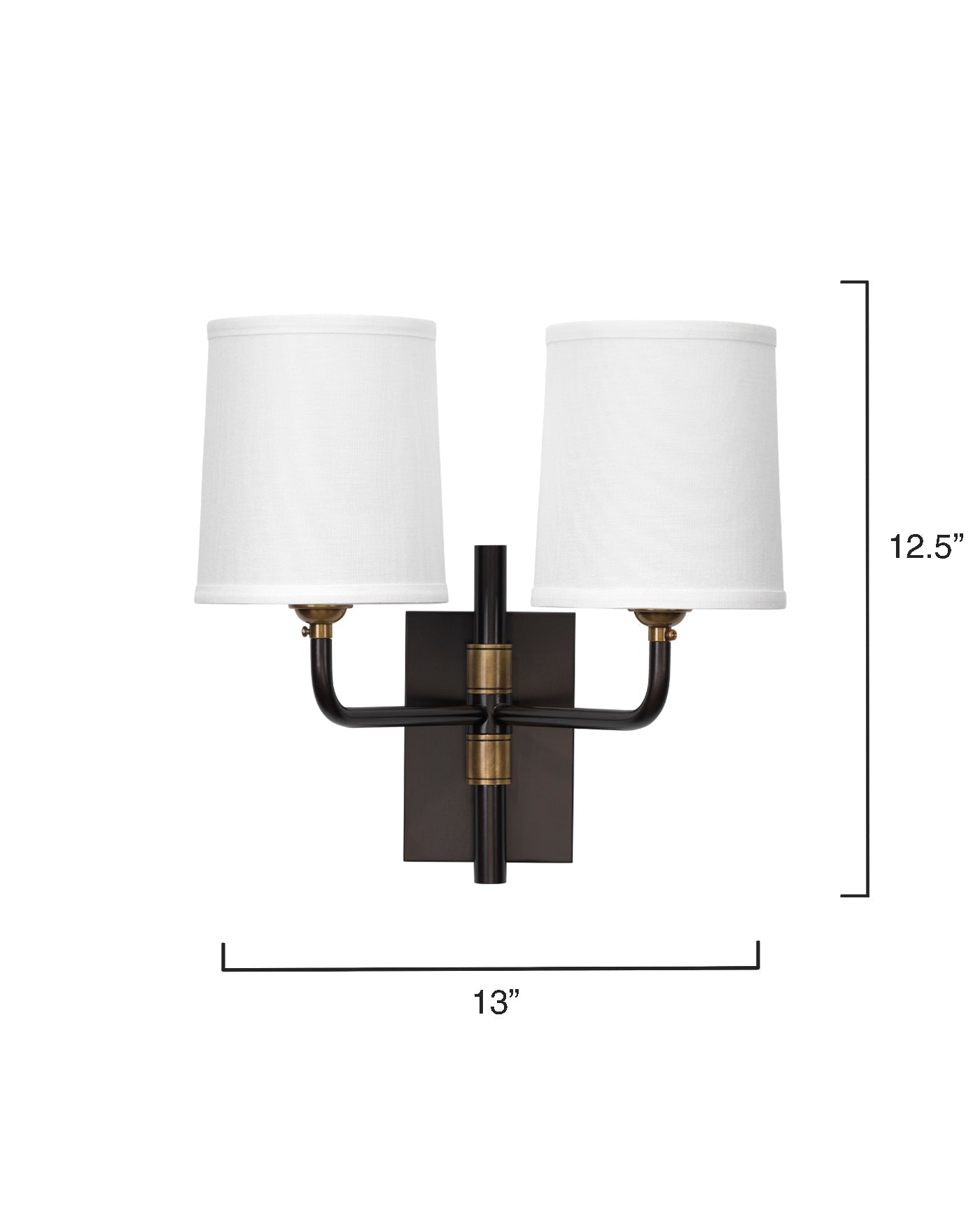Jamie Young Lawton Double Arm Wall Sconce