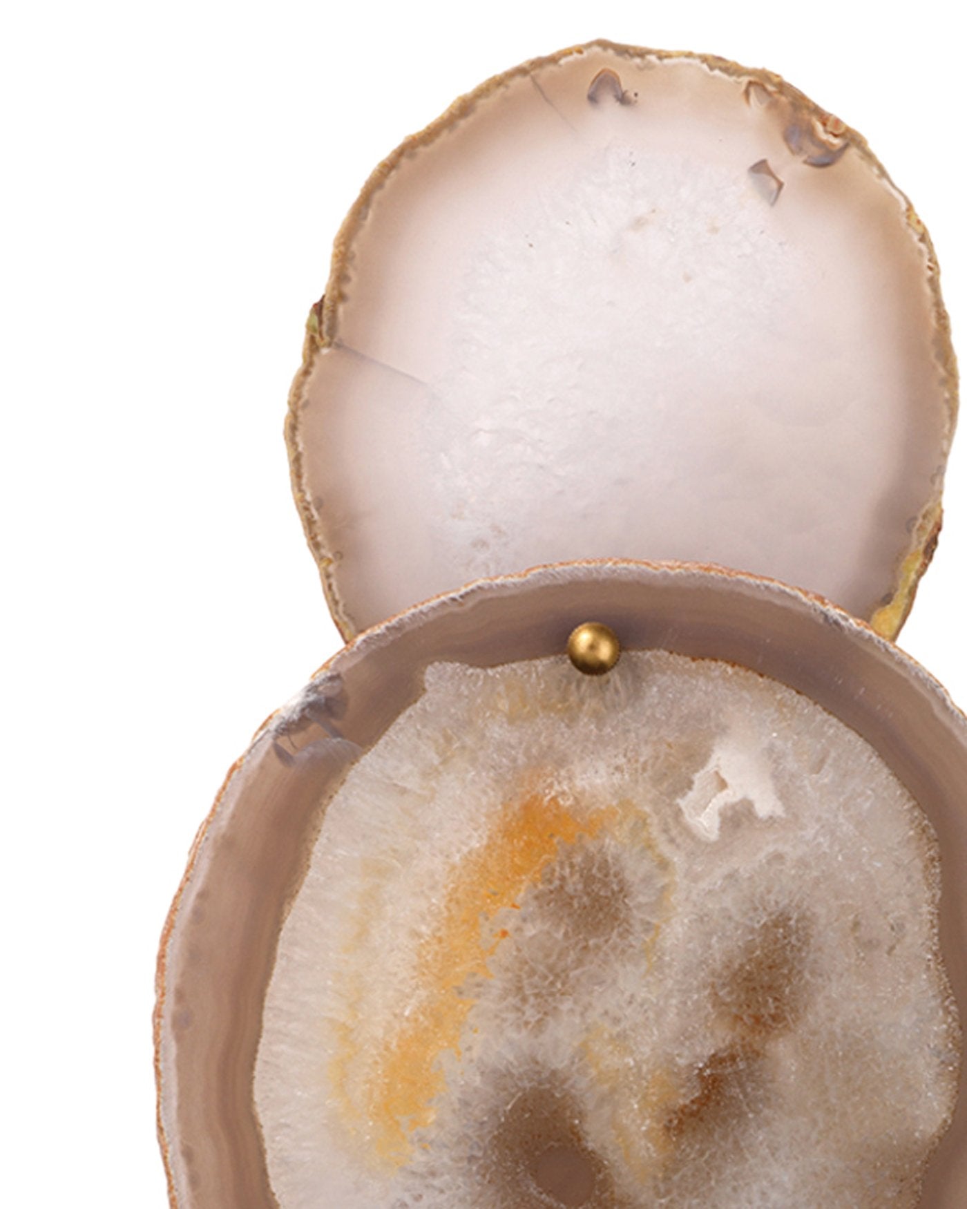 Jamie Young Trinity Wall Sconce In Pale Lavender Agate