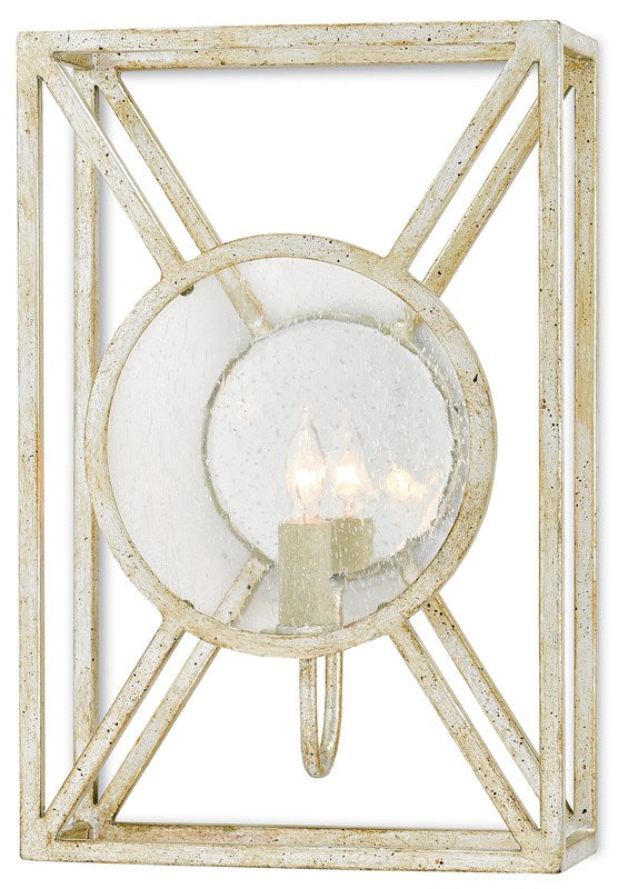 Currey & Company Beckmore Silver Wall Sconce