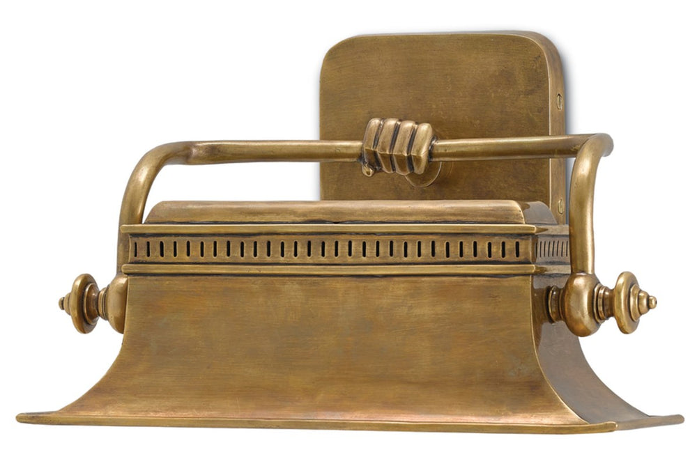 Currey & Company Malvasia Brass Wall Sconce