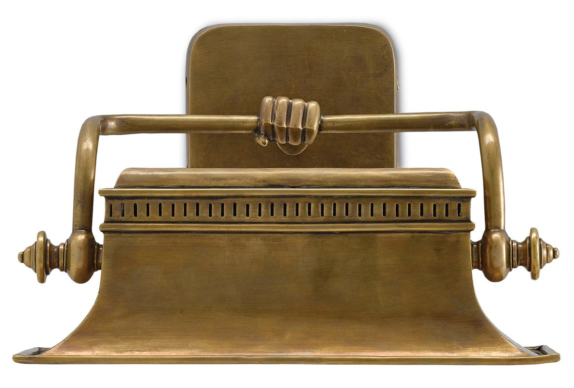 Currey & Company Malvasia Brass Wall Sconce