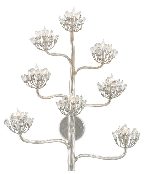 Currey and Company - Agave Americana Silver Wall Sconce