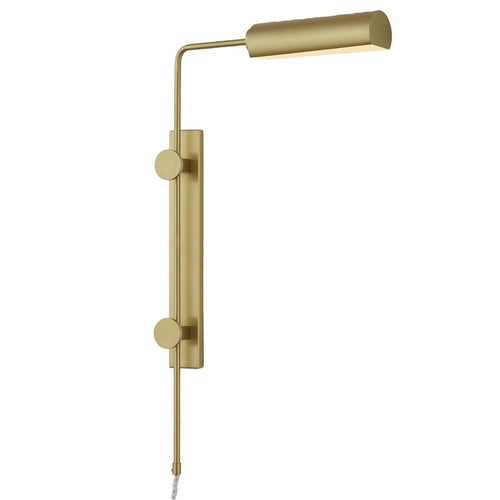 Currey And Company Satire Brass Swing Arm Wall Sconce