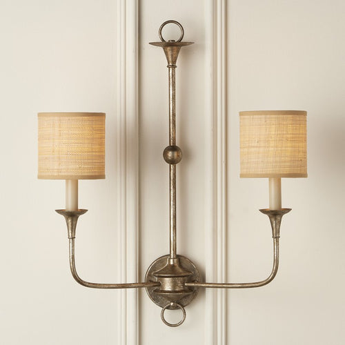 Currey And Company Nottaway Champagne Large Wall Sconce