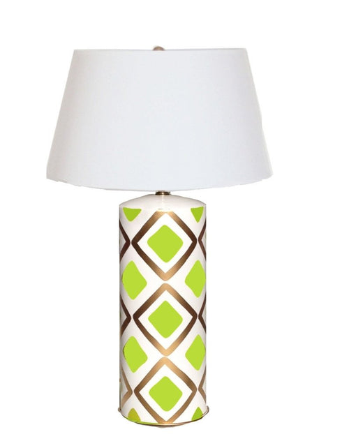 Dana Gibson Haslam Table Lamp in Green