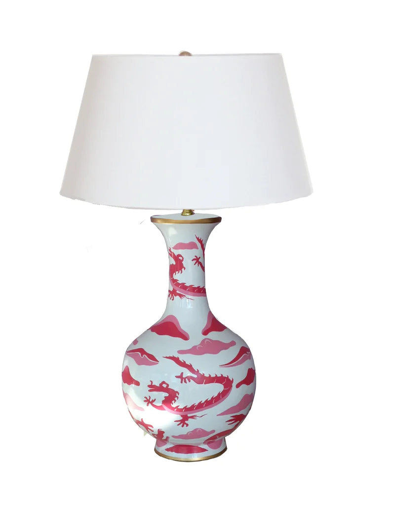 Dana Gibson Dragon Lamp