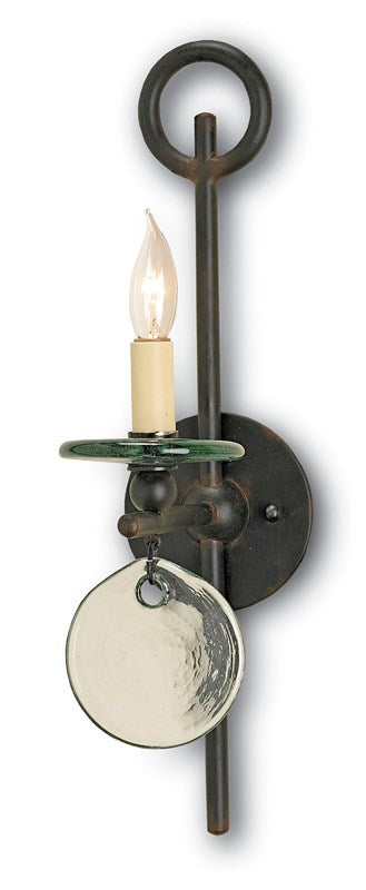Currey And Company Sethos Black Wall Sconce