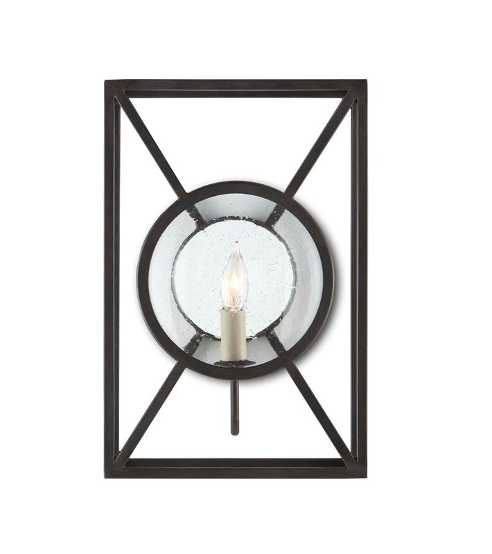 Currey & Company Beckmore Black Wall Sconce