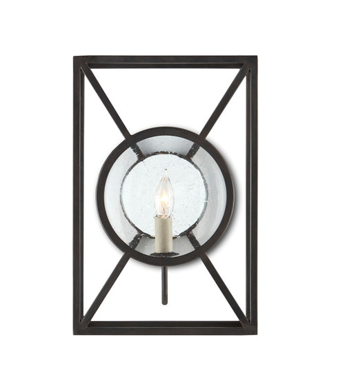 Currey & Company Beckmore Black Wall Sconce
