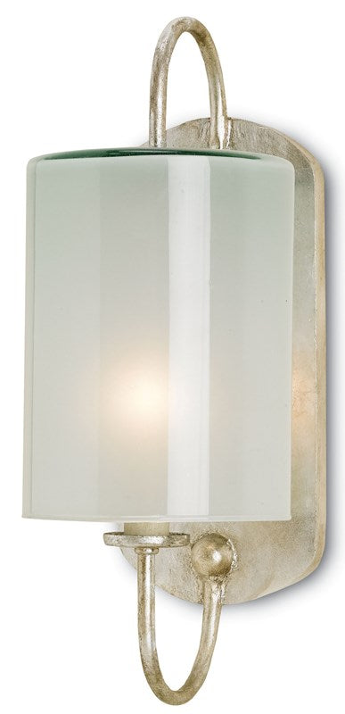 Currey And Company Glacier Silver Wall Sconce