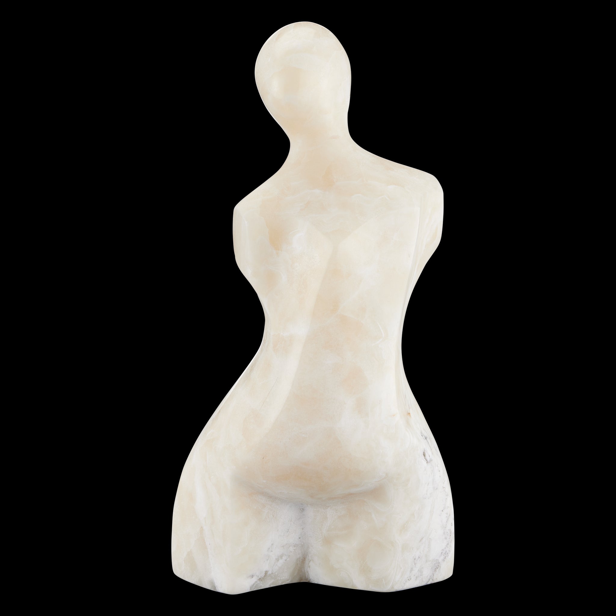Currey & Company 9" Giada Onyx Small Bust Sculpture