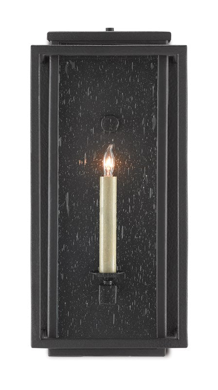 Wright Small Outdoor Wall Sconce by Currey and Company