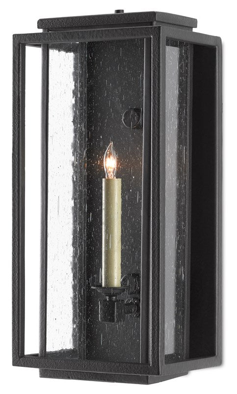 Wright Small Outdoor Wall Sconce by Currey and Company