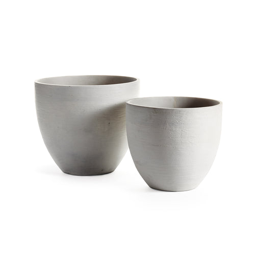 Napa Home And Garden Fibrestone Malibu Tapered Pots, Set Of 2