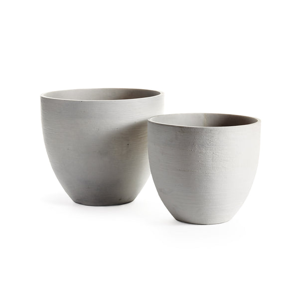 Napa Home And Garden Fibrestone Malibu Tapered Pots, Set Of 2