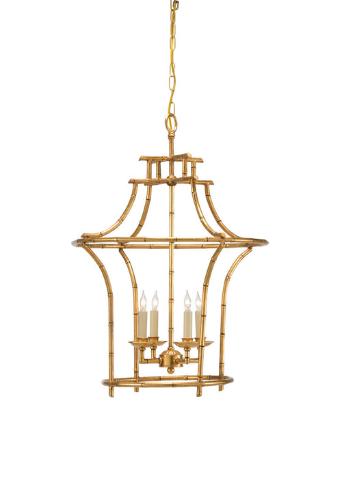Chelsea House Bamboo Chandelier in Gold