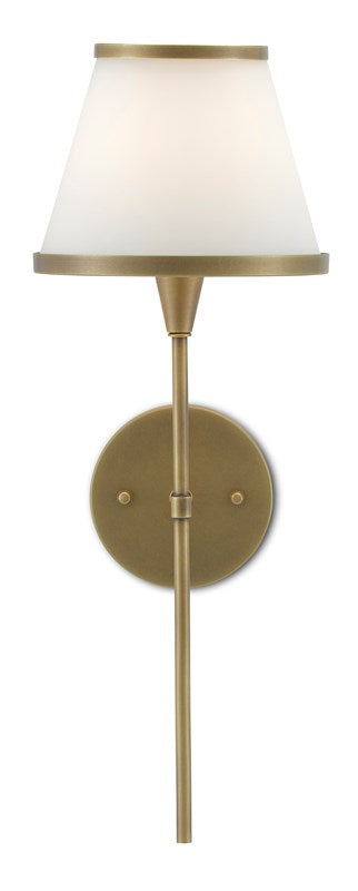 Currey And Company Brimsley Brass Wall Sconce