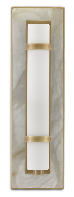 Currey And Company Bruneau Brass Wall Sconce
